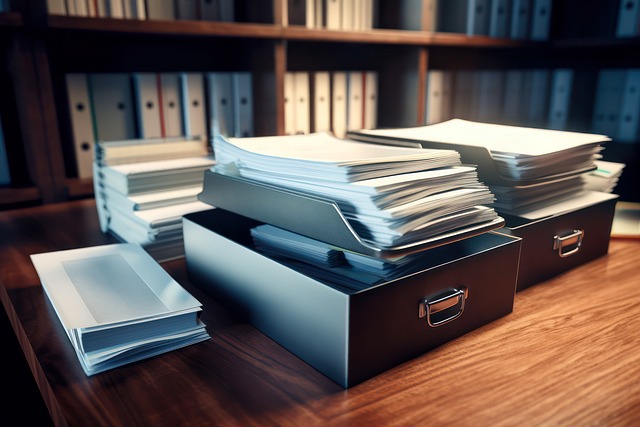 archive et papiers usagés